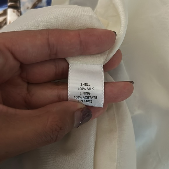 Banana Republic Floral Dress - Scoop Neck | Size 4 | Elegant Print - Picture 7 of 8